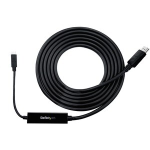 StarTech.com Cavo USB-C a DisplayPort da 3m - 4k 60hz - Nero - Compatibile TB3 - Cable for Chromebook, Proiettore, Monitor