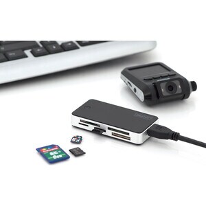 Digitus DA-70330-1 Kartenleser - USB 3.0 - Extern - 1 - SD, SDHC, miniSD, Memory Stick, Memory Stick Micro (M2), CompactFl