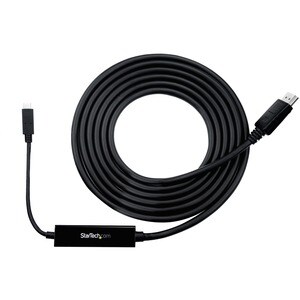 StarTech.com 3 m DisplayPort/Thunderbolt 3 AV-Kabel für Chromebook, Projektor, Monitor, Audio-/Video-Gerät, MacBook, Works