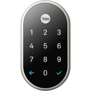 Google Nest Yale Lock - Touchscreen - Wireless LANSatin Nickel