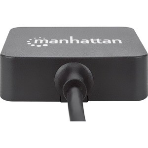 Manhattan USB-A 4-Port Hub, 4x USB-A Ports, 5 Gbps (USB 3.2 Gen1 aka USB 3.0), USB powered (no external power supply requi