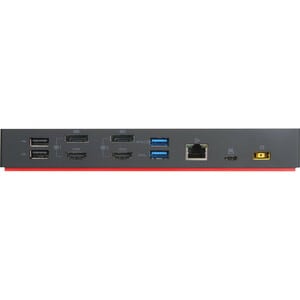 Lenovo ThinkPad Hybrid USB-C with USB-A Dock - for Notebook - 135 W - USB Type C - 6 x USB Ports - 2 x USB 2.0 - Network (