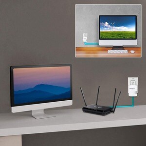 TRENDnet Powerline 1300 AV2 Adapter Kit, Includes 2 x TPL-422E Powerline Ethernet Adapters, IEEE 1905.1 & IEEE 1901, Gigab