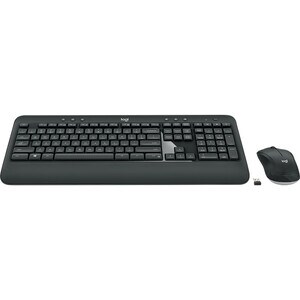 Logitech MK540 Keyboard & Mouse - English (US), International - USB Wireless RF - USB Wireless RF - Optical - 1000 dpi - S