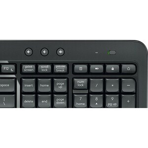 Logitech MK540 Keyboard & Mouse - QWERTZ - German - USB Wireless RF - Keyboard/Keypad Color: Black - USB Wireless RF - Opt