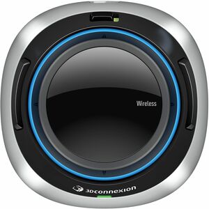 Dispositif d'Entrée 3D 3Dconnexion SpaceMouse - Fréquence radio - USB - 2 Boutons programmables - Noir, Argenté - Câble/sa