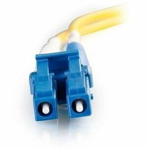 C2G 32.8ft (10m) LC-LC 9/125 OS2 Duplex Single-Mode PVC Fiber Optic Cable - Yellow - 32.81 ft Fiber Optic Network Cable fo