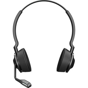Jabra Engage 65 Stereo Wireless Over-the-head Stereo Headset - Binaural - 15000 cm - DECT - 40 Hz to 16 kHz - Electret, Co