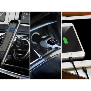 Hypercel Safety Essentials Car Kit - MFi Lightning CAR KIT MAGNETIC AIR VENT MOUNT