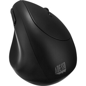 Adesso iMouse V10 - Wireless Vertical Ergonomic Mini Mouse - Optical - Wireless - Radio Frequency - 2.40 GHz - Black - USB