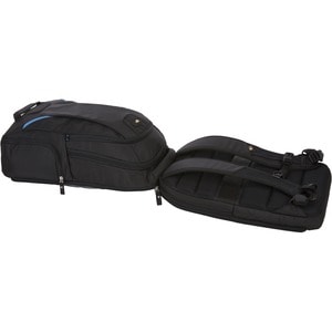 Case Logic BEBP-315 Carrying Case (Backpack) for 15.6" Notebook - Black - Polyester Body - Checkpoint Friendly - Shoulder 