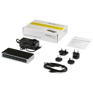 StarTech.com USB Hub - USB Type B - Desktop - Black, Silver - UASP Support - 7 Total USB Port(s) - 5 USB 3.0 Port(s) - PC,