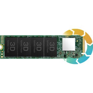 Unità stato solido Transcend 110S - M.2 2280 Interno - 256 GB - PCI Express (PCI Express 3.0 x4) - 1800 MB/s Velocità mass