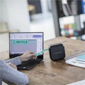 P-touch Cube Plus PT-P710BT Thermal Transfer Printer - Monochrome - Label Print - USB - USB Host - Serial - Bluetooth - Ba