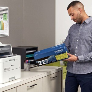 Brother TN-227Y Original High Yield Laser Toner Cartridge - Yellow - 1 Each - 2300 Pages