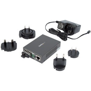 StarTech.com Transceiver/Medienkonverter - TAA-konform - 2 Anschluss(e) - 1 x Netzwerk (RJ-45) - 1 x SC - Duplex SC-Anschl