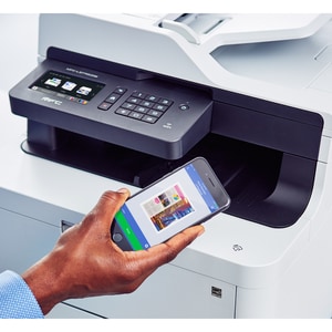 Brother MFC-L3770CDW Compact Digital Color All-in-One Printer-Laser Quality Results with 3.7" Color Touchscreen-Duplex Pri
