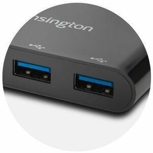 Kensington CH1000 USB-Hub - USB-Typ C - Extern - Schwarz - 4 Total USB Port(s) - 4 USB 3.1 Port(s)
