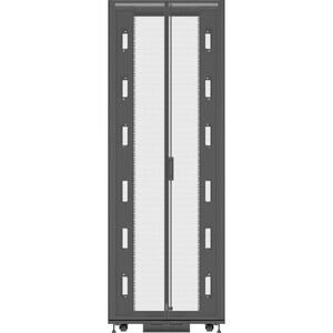 VERTIV VR 48U Floor Standing Rack Cabinet for Server, LAN Switch, Patch Panel, KVM Switch - 482.60 mm Rack Width x 1115 mm