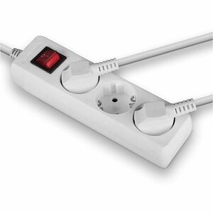 LINDY Steckdosenleiste - Schuko - 3 x Schuko - 1,40 m Kabel - 250 V AC Voltage - 3,50 kW - Extern - Weiß