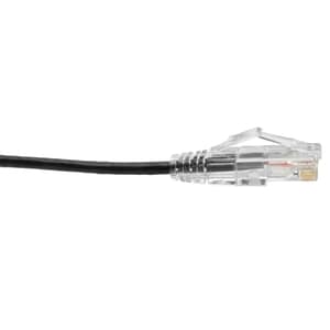 Eaton Tripp Lite Series Cat6 Gigabit Snagless Slim UTP Ethernet Cable (RJ45 M/M), PoE, Black, 6-in. (15.24 cm) - 6" Catego