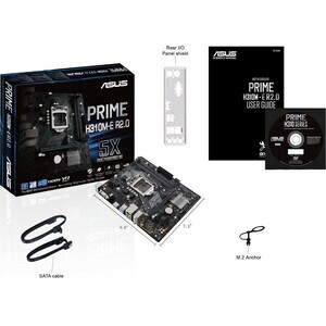 Carte Mère Asus Prime H310M-E R2.0 - Intel Chipset - Socket H4 LGA-1151 - Micro ATX - Core i7 Processor Supported - 32 Go 