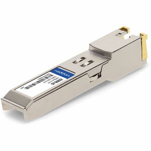 AddOn SFP (mini-GBIC) - 1 x RJ-45 Duplex 10/100/1000Base-TX LAN - 1 - TAA Compliant - For Data Networking - Twisted PairGi