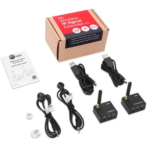 SIIG Wireless IR Signal Extender Kit - For A/V Equipment - Extend the IR signal up to 656ft (200m) - TX to RX - IR over Wi