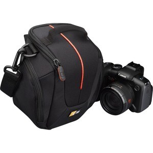 Case Logic DCB-304 Carrying Case Camera - Black - Polyester Body - Belt Loop, Lanyard Strap, Handle, Shoulder Strap - 177.