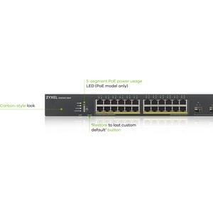 ZYXEL XGS1930 XGS1930-28HP 24 Ports Manageable Ethernet Switch - Gigabit Ethernet, 10 Gigabit Ethernet - 10/100/1000Base-T