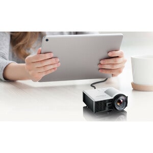 Optoma Ml1050st+ 3D Ready Short Throw DLP Projector - 16:10 - 1280 x 800 - Front - 720p - 20000 Hour Normal Mode - WXGA - 