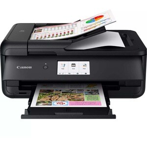 Canon PIXMA TS9550 Sem fios Impressora multi-funcional de jato de tinta - Cor - 4800 x 1200 dpi Print - Automático Duplex 
