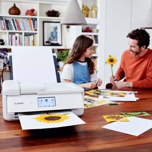 Canon PIXMA TS9551C Sem fios Impressora multi-funcional de jato de tinta - Cor - Branco - 4800 x 1200 dpi Print - Automáti