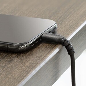 StarTech.com 6 foot/2m Durable Black USB-A to Lightning Cable, Rugged Heavy Duty Charging/Sync Cable for Apple iPhone/iPad