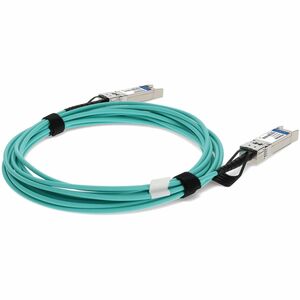 AddOn SFP-10G-AOC15M-AO 15 m Fibre Optic Network Cable - 1 - TAA Compliant - Cable for Network Device - First End: 1 x SFP