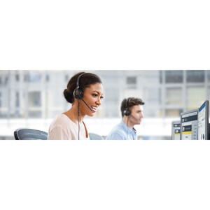 Jabra Engage 50 Wired Over-the-head Stereo Headset - Binaural - Supra-aural - 32 Ohm - 20 Hz to 20 kHz - 120 cm Cable - No