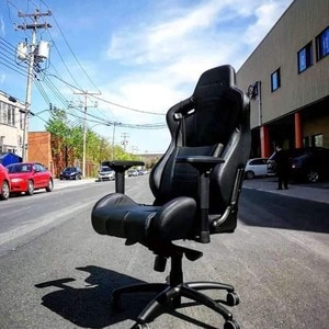 Anda Seat Dark Knight Series Gaming Chair - For Gaming - Memory Foam, Polyvinyl Chloride (PVC), Carbon Fiber, PU Leather -