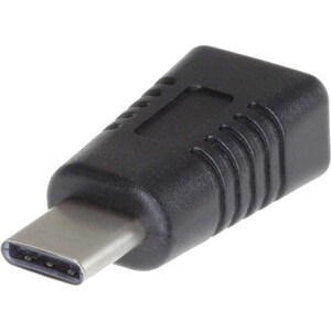 4XEM USB Type-C to USB Type-B Mini Adaptor - 1 x Type C USB 2.0 USB Male - 1 x Type B USB 2.0 Mini USB Female - Black - 1