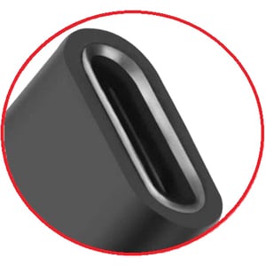 4XEM USB Type-C to Lightning Adaptor - 1 x Type C USB 3.1 USB Female - 1 x 8-pin Lightning Proprietary Connector Male - Bl