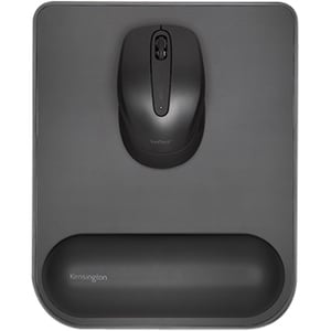 ERGOSOFT MOUSEPAD W. WRIST REST FOR STANDARD MOUSE BLACK