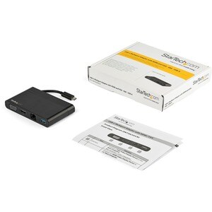 StarTech.com USB-Typ C Docking Station für Notebook - 1 Unterstützte Displays - 4K - 4096 x 2160, 3840 x 2160, 1920 x 1200