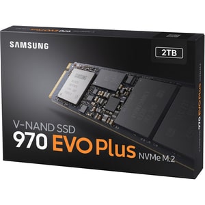 Samsung 970 EVO Plus 2 TB Solid State Drive - M.2 2280 Internal - PCI Express (PCI Express 3.0 x4) - 1200 TB TBW - 3500 MB