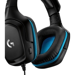 Logitech G432 Wired Over-the-head Stereo Gaming Headset - Binaural - Circumaural - 5 Kilo Ohm - 20 Hz to 20 kHz - 200 cm C