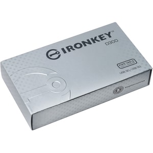 IronKey 128GB D300SM USB 3.1 Flash Drive - 128 GB - USB 3.1 - 256-bit AES - TAA Compliant