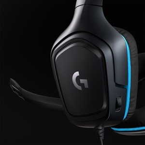 Logitech G432 7.1 Surround Sound Gaming Headset - Stereo - Mini-phone (3.5mm), USB - Wired - 5 Kilo Ohm - 20 Hz - 20 kHz -