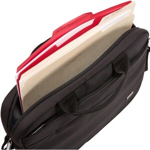 Case Logic Advantage ADVA-114 BLACK Carrying Case (Attaché) for 25.4 cm (10") to 35.8 cm (14.1") Notebook - Black - Polyes