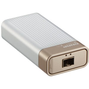 QNAP QNA-T310G1S 10Gigabit Ethernet Card for Computer/Notebook - 10GBase-X - Portable - Thunderbolt 3 - 1 Port(s) - Optica