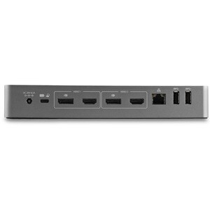 StarTech.com Universal Laptop Docking Station, Hybrid USB-C & USB-A Dock, Dual 4K DP & HDMI, 100W PD, Mac / Windows / Chro