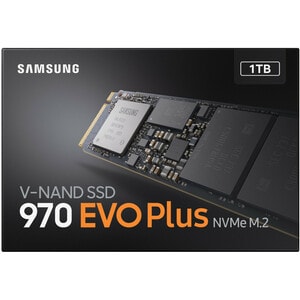Samsung 970 EVO Plus 1 TB Solid State Drive - M.2 2280 Internal - PCI Express (PCI Express 3.0 x4) - 600 TB TBW - 3500 MB/