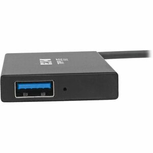 Tripp Lite by Eaton 4-Port Slim Portable USB-A Hub - USB 3.x (5Gbps), Aluminum Housing - USB - External - 4 USB Port(s) - 